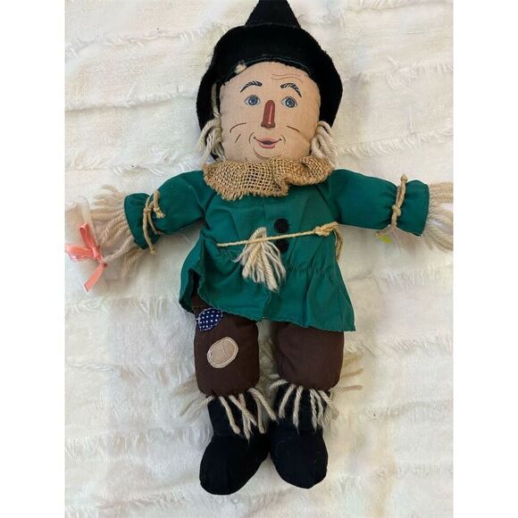 The Wizard of Oz Scarecrow Plush Doll 14" Vintage 1989 Largo Toys - Picture 1 of 7